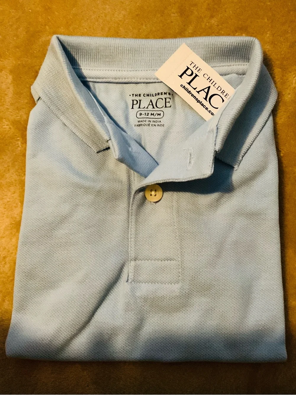The Children's Place Classic Soft Light Blue Polo 👕🆕